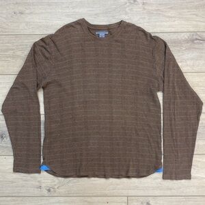 Martin Gordon Cotton‎ Striped Long Sleeve Shirt
